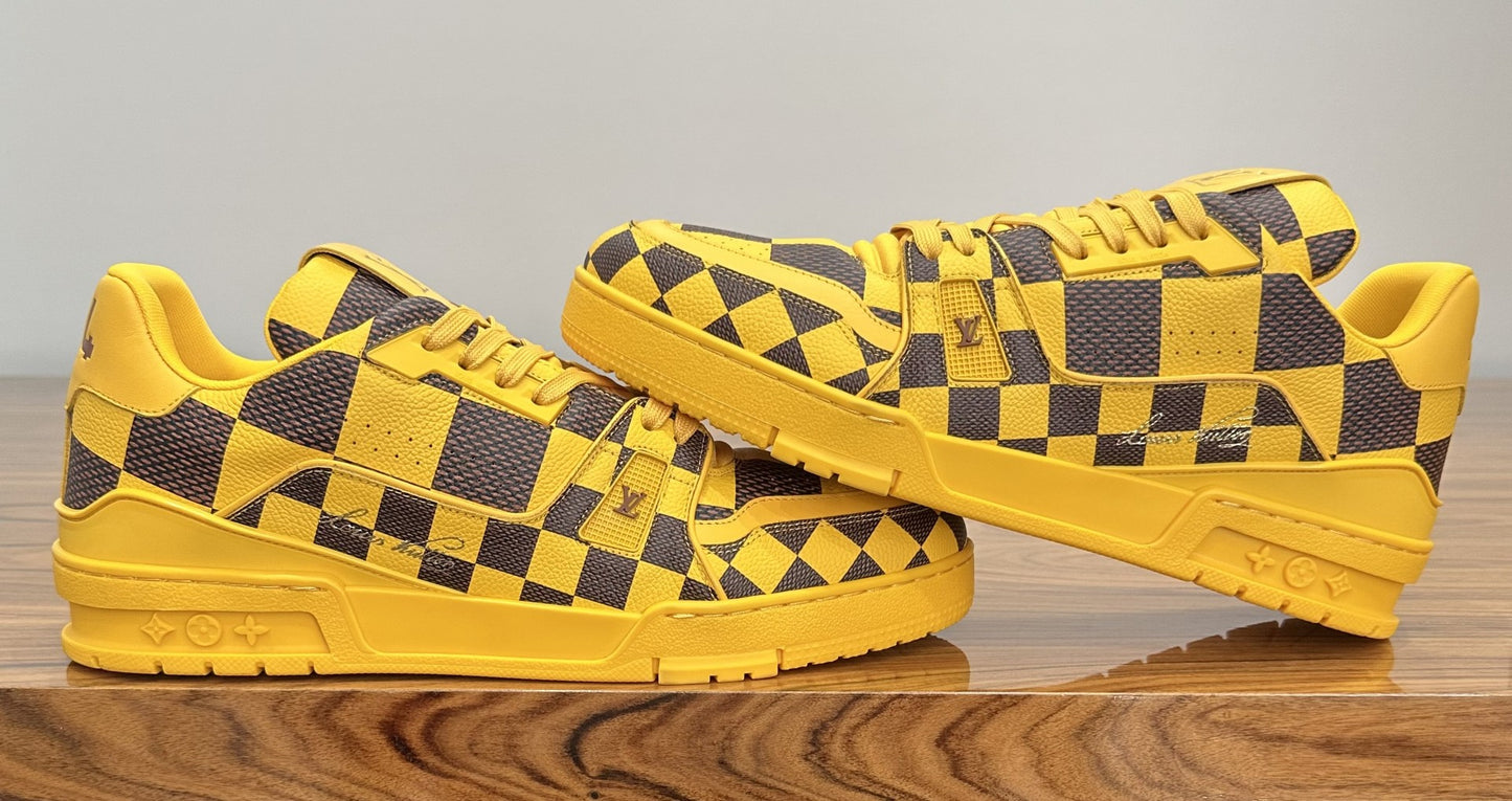 Louis Vuitton - LV Trainer Yellow Damier Pop