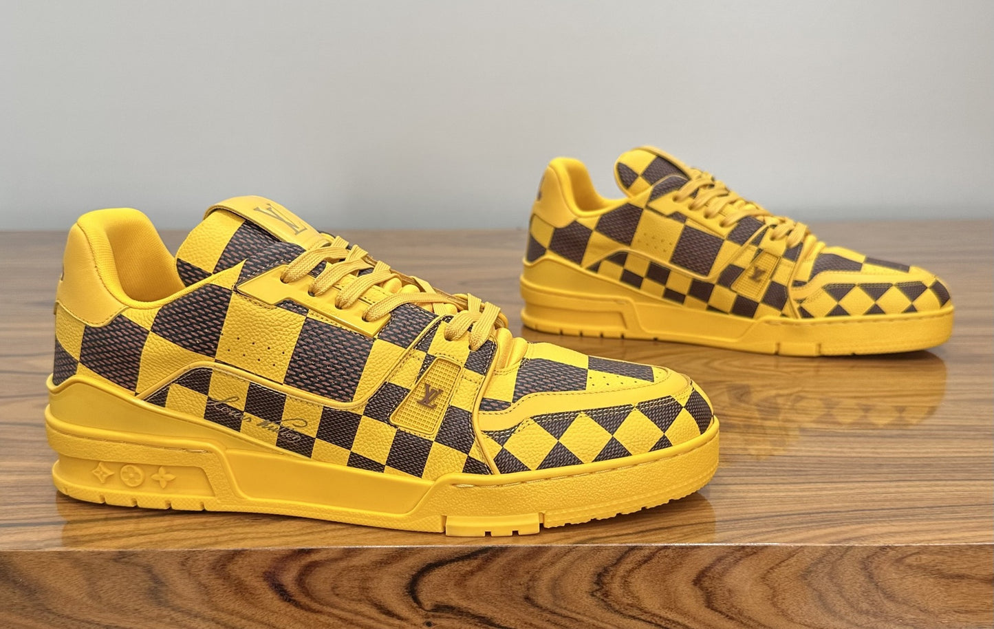 Louis Vuitton - LV Trainer Yellow Damier Pop