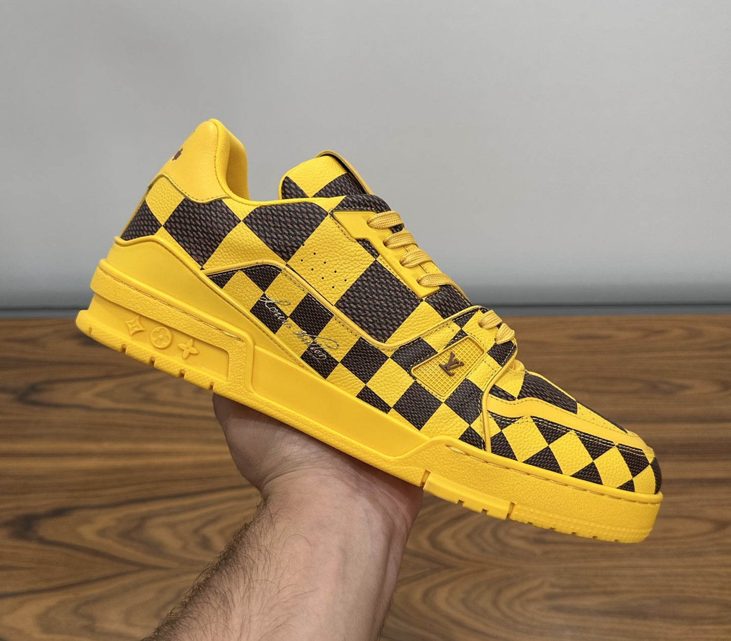 Louis Vuitton - LV Trainer Yellow Damier Pop