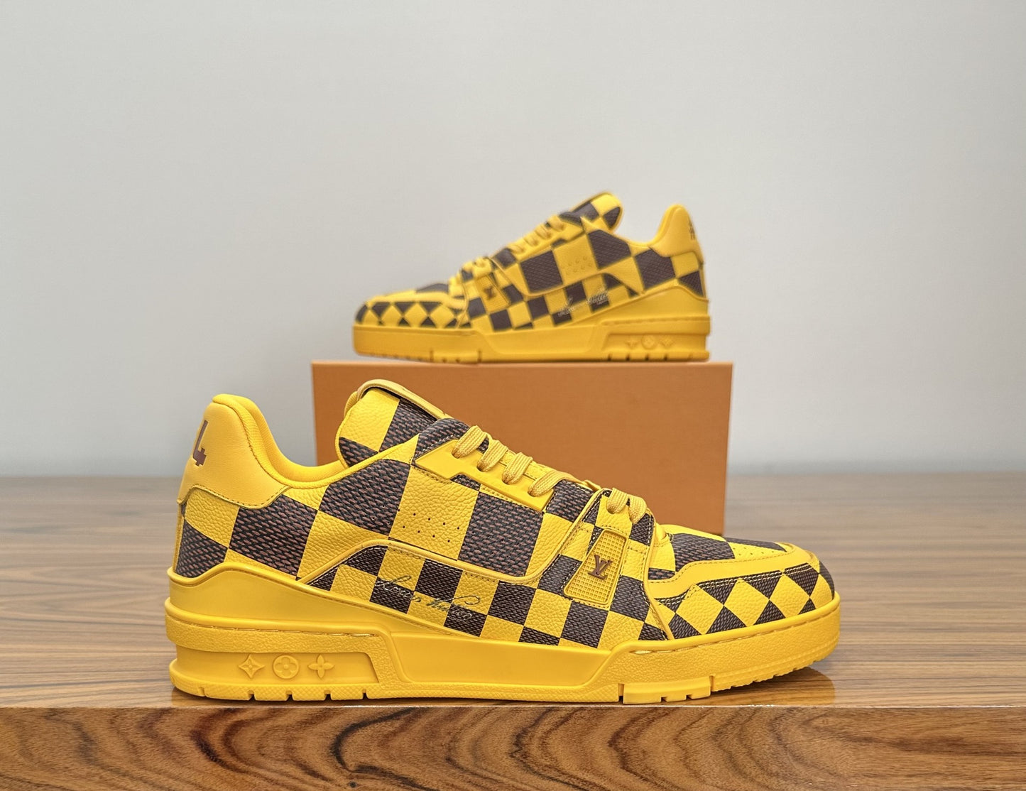 Louis Vuitton - LV Trainer Yellow Damier Pop