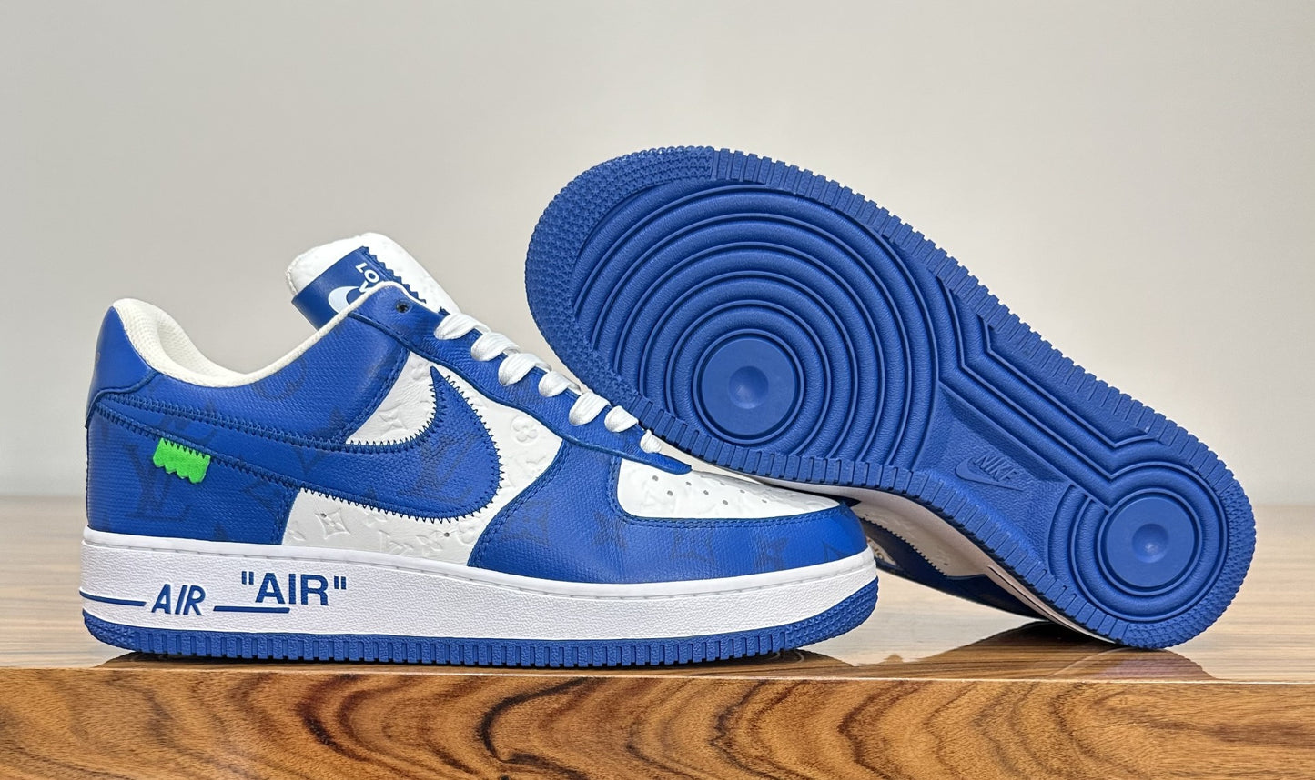 Louis Vuitton x Nike Air Force 1 Low - Virgil Abloh White / Blue