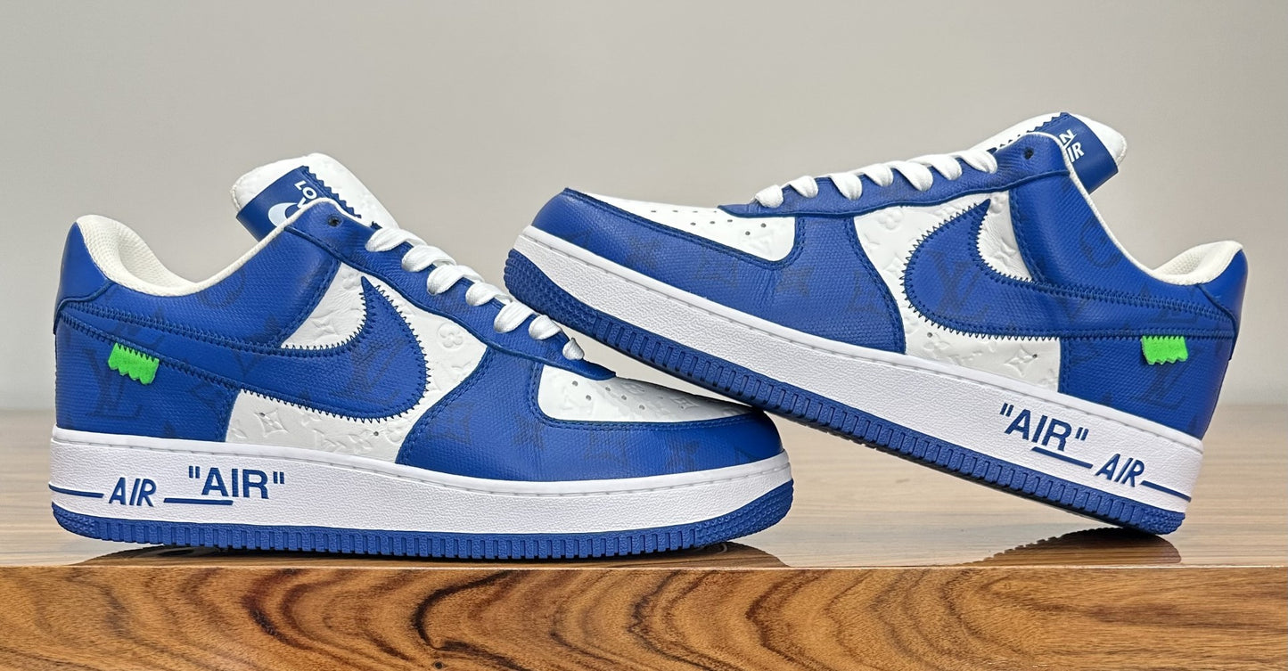 Louis Vuitton x Nike Air Force 1 Low - Virgil Abloh White / Blue