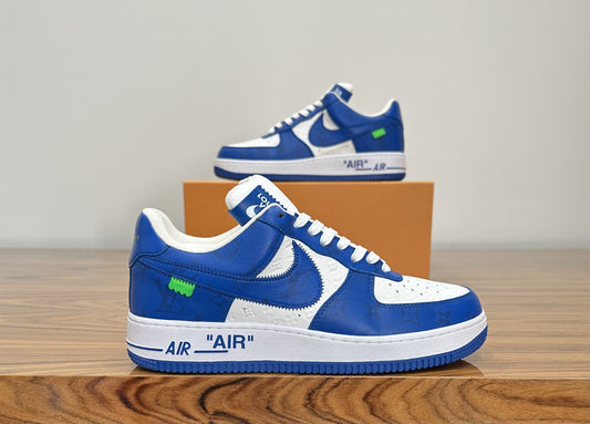 Louis Vuitton x Nike Air Force 1 Low - Virgil Abloh White / Blue