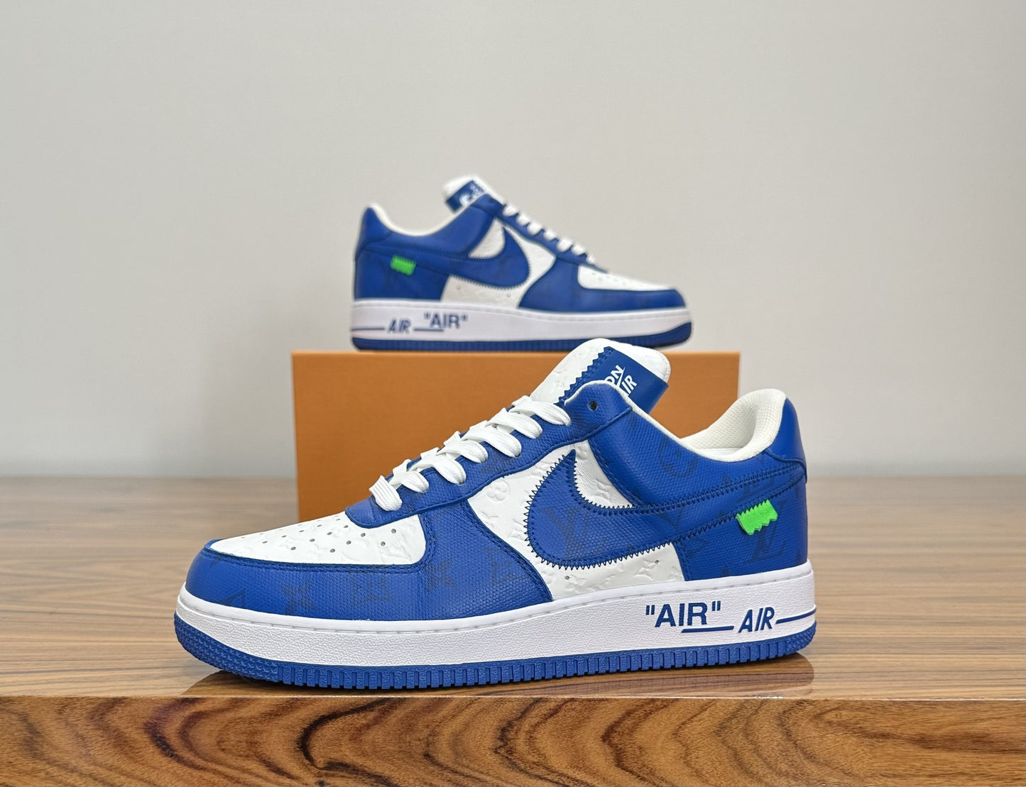 Louis Vuitton x Nike Air Force 1 Low - Virgil Abloh White / Blue