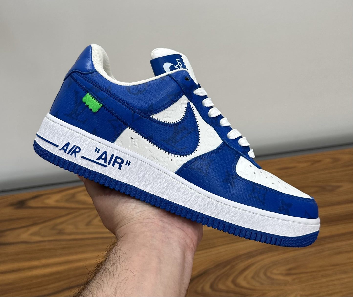 Louis Vuitton x Nike Air Force 1 Low - Virgil Abloh White / Blue