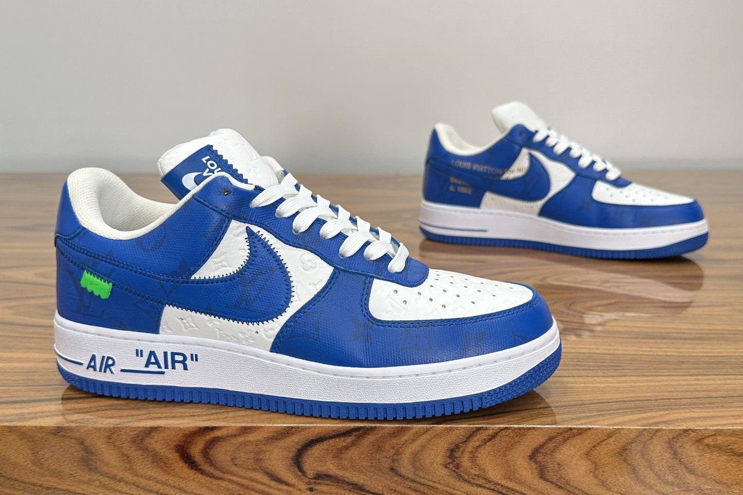 Louis Vuitton x Nike Air Force 1 Low - Virgil Abloh White / Blue
