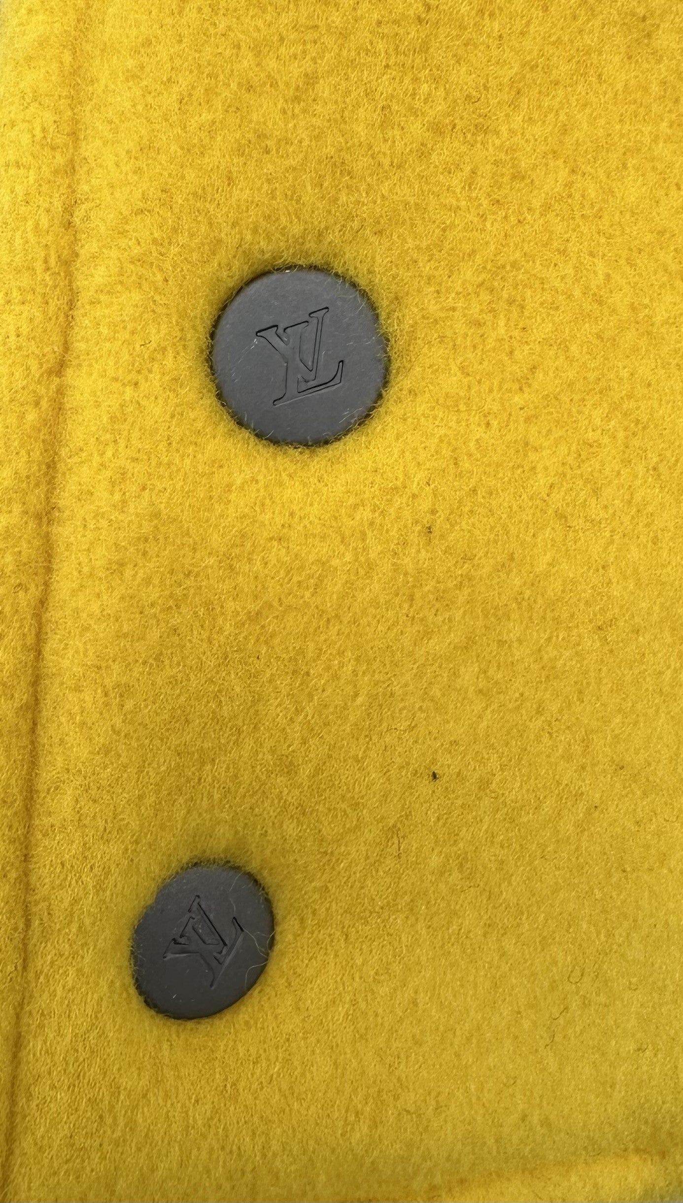 Louis Vuitton - Leather Embroidered Varsity Black / Yellow