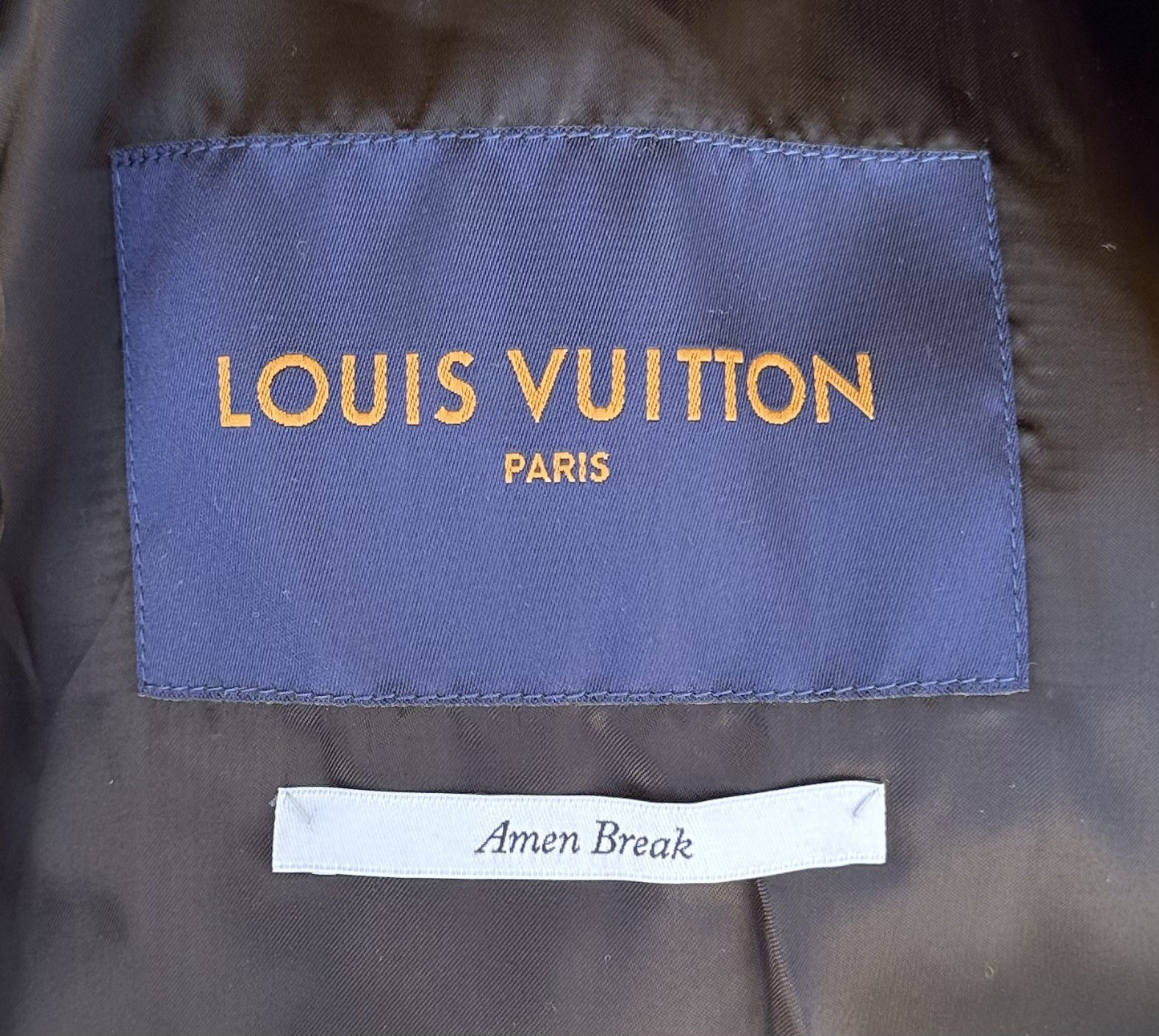 Louis Vuitton - Leather Embroidered Varsity Black / Yellow