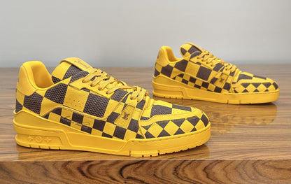 Louis Vuitton - LV Trainer Yellow Damier Pop