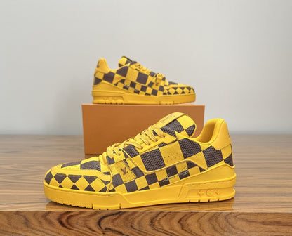 Louis Vuitton - LV Trainer Yellow Damier Pop