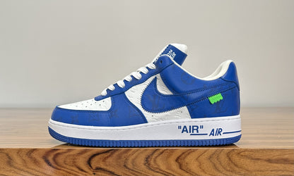 Louis Vuitton x Nike Air Force 1 Low - Virgil Abloh White / Blue