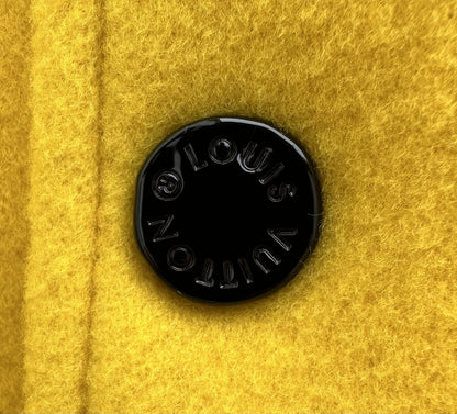 Louis Vuitton - Leather Embroidered Varsity Black / Yellow